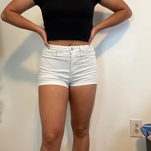 yum white shorts